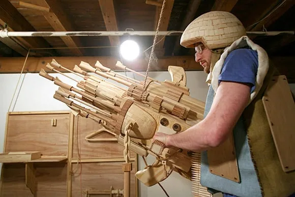 Wood Sci-Fi Sculptures