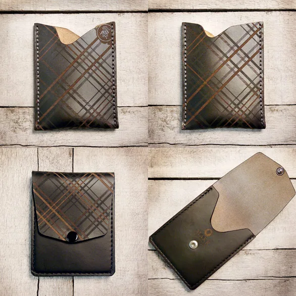 Makr Tonal Plaid Wallets