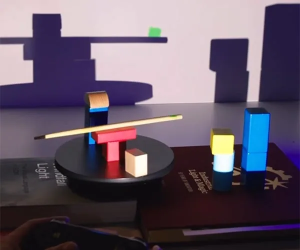 Playing a Video Game with Real Shadows