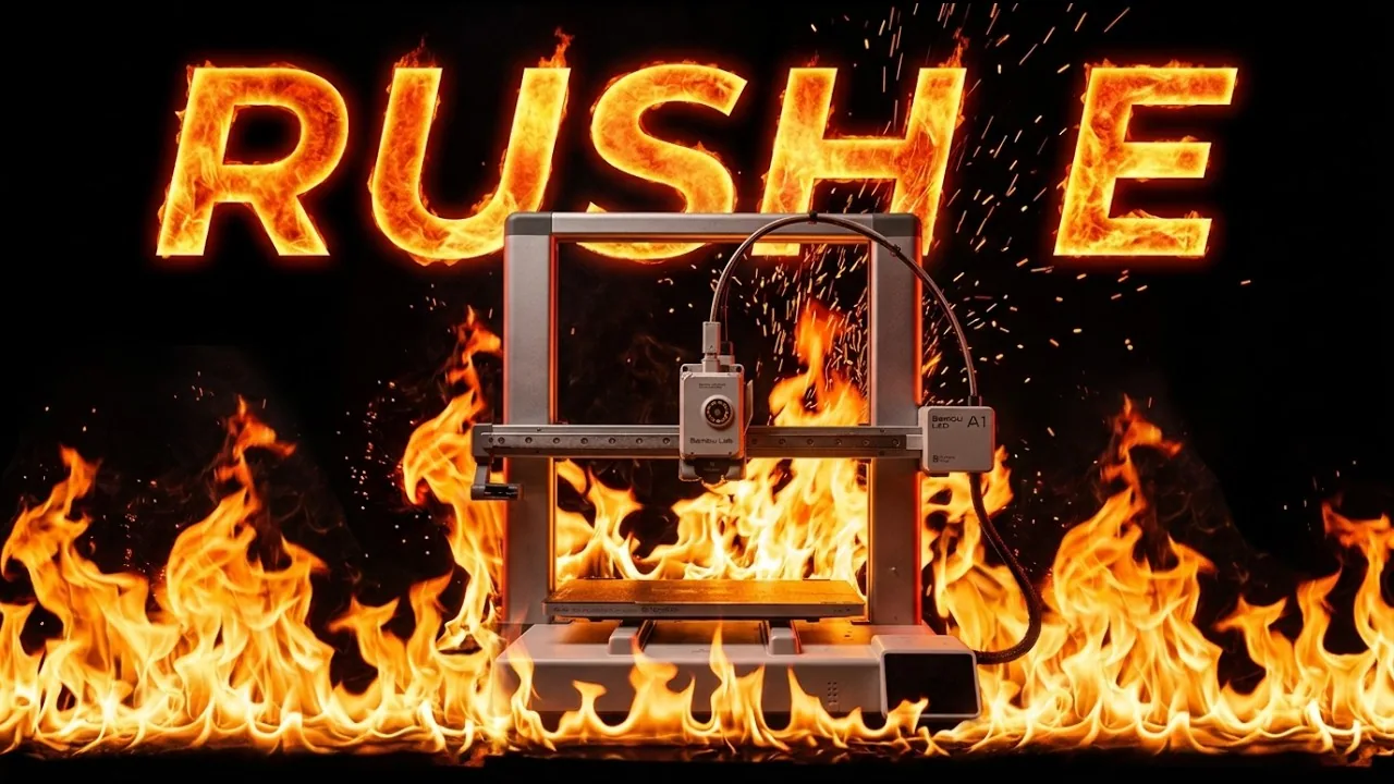Playing Rush E on a 3D Printer