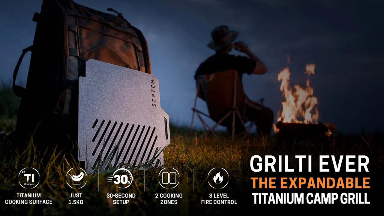 GrilTi EVER Expandable Camp Grill