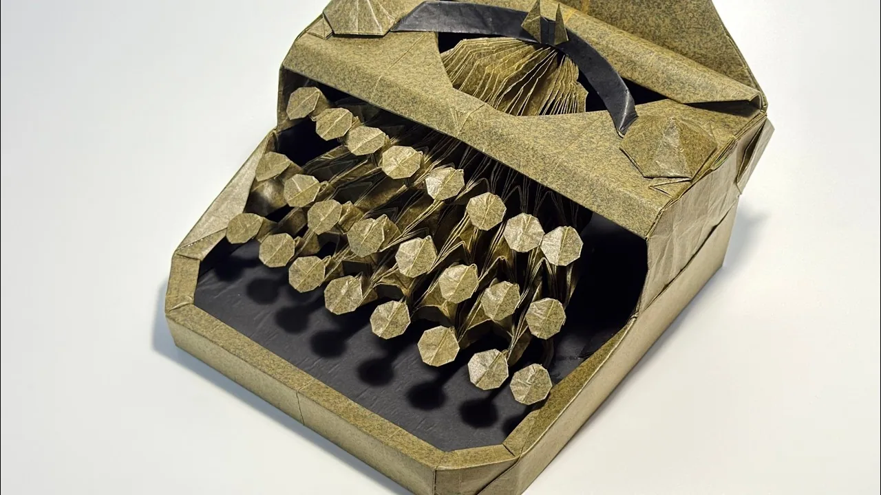 Making an Origami Typewriter
