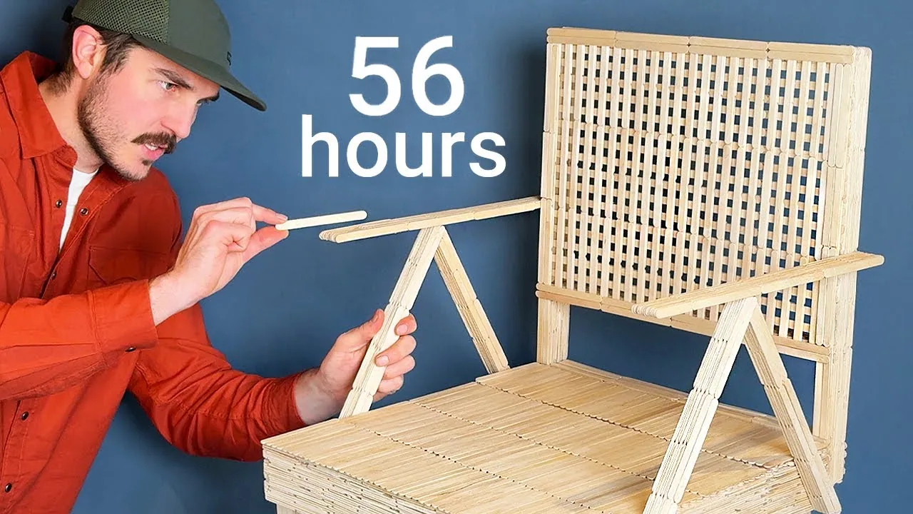 Making a Chair from Popsicle Sticks
