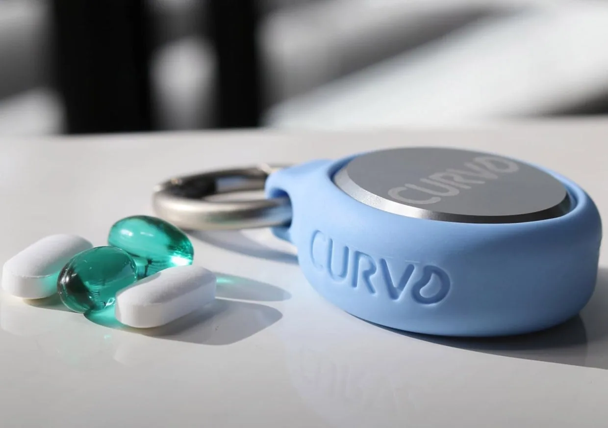 CURVD Keychain Pill Case