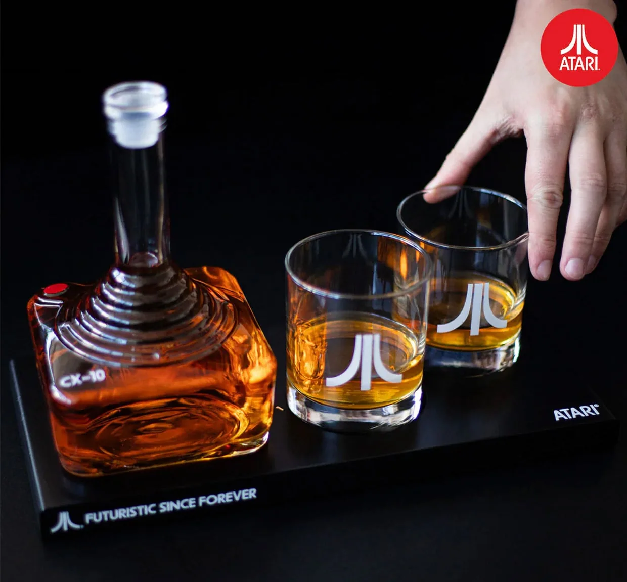 Atari Joystick Decanter Set