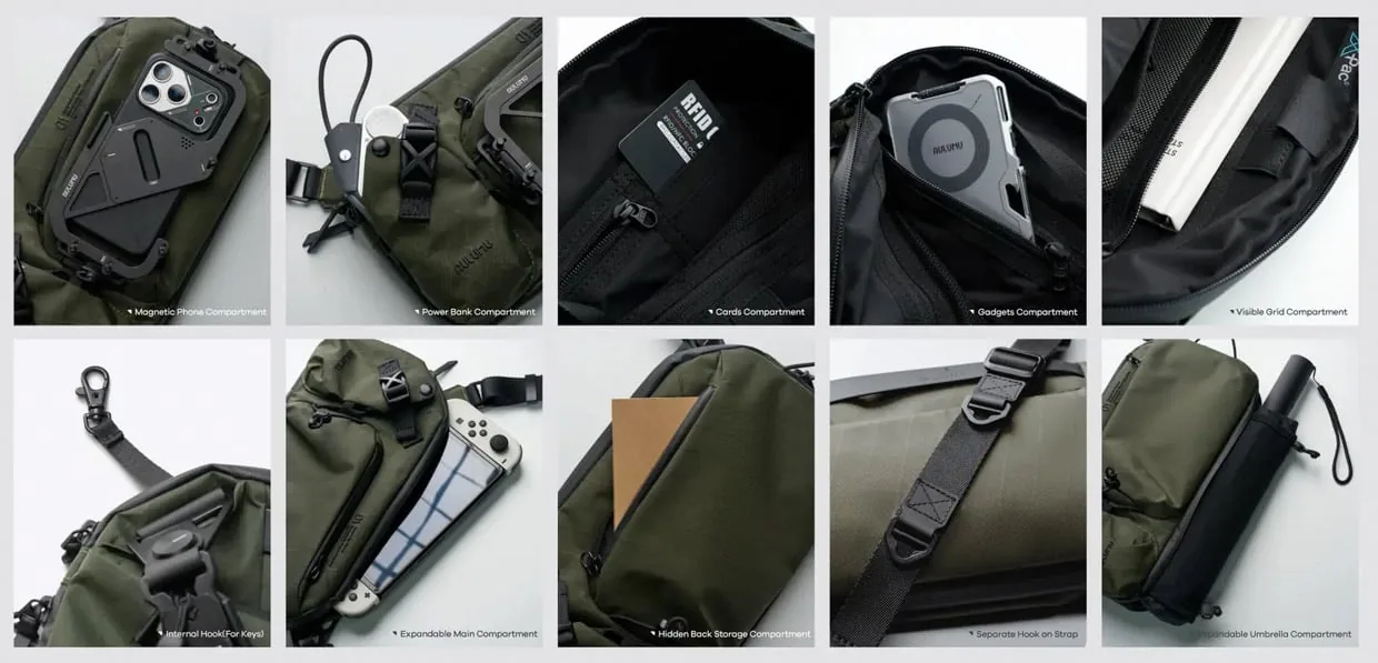 Aulumu B01 Urban Transit Gear Sling Bag