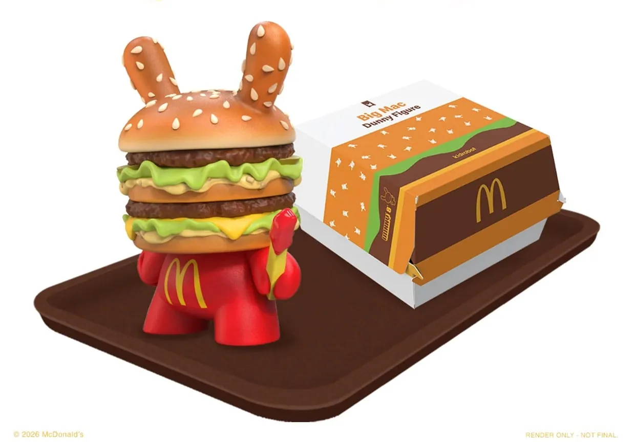 Kidrobot Big Mac Dunny Figure