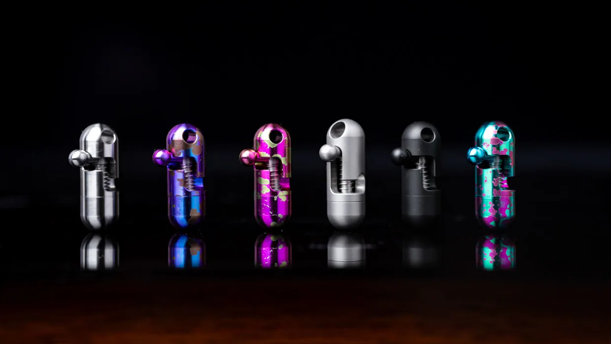 PeaCut 2.0 Titanium EDC Keychain Box Cutter