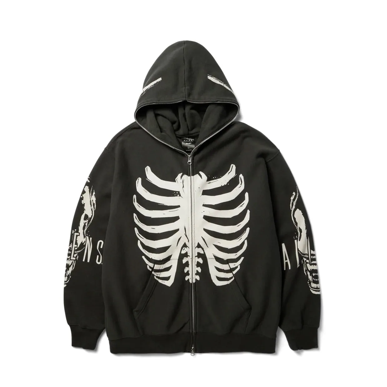 HUF x Alien Facehugger Full-Zip Hoodie
