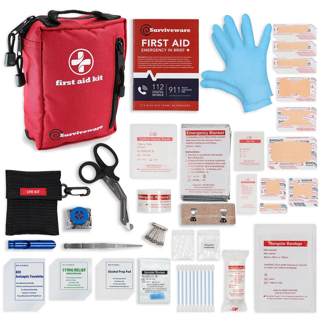 Surviveware Compact First Aid Kit
