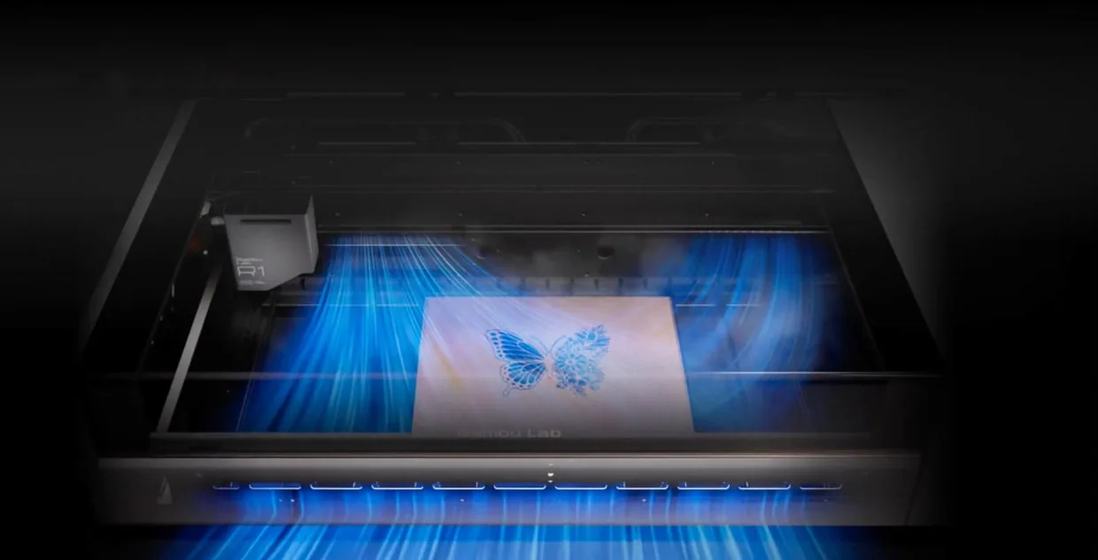Bambu Lab R1 CO2 Laser Cutter + Engraver