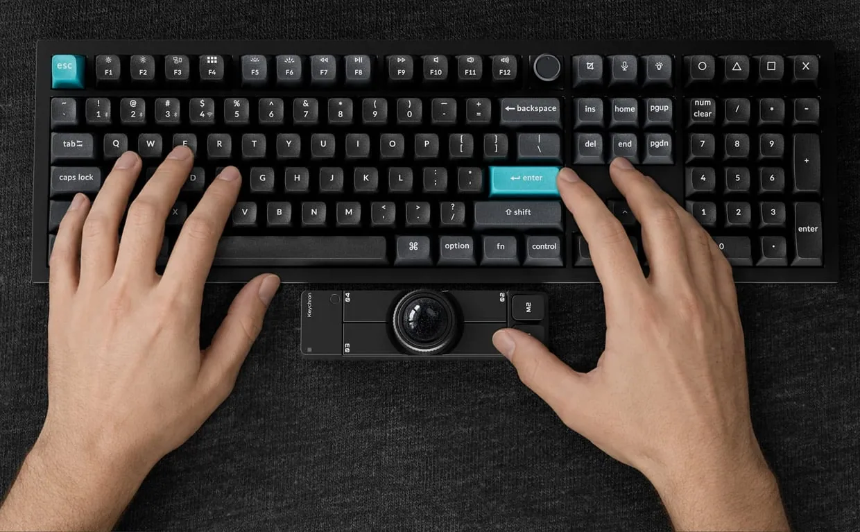 Keychron Nape Pro Wireless Trackball Controller