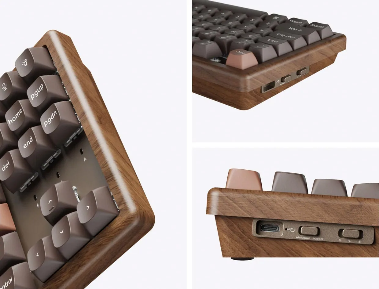 Keychron K8 All-Wood Wireless Keyboard