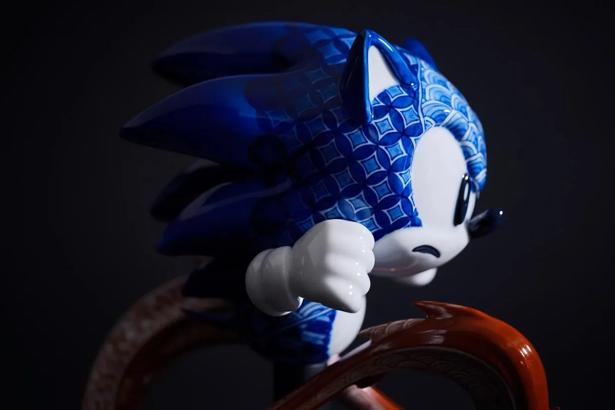 Sculpting Sonic the Hedgehog in Fine Porcelain