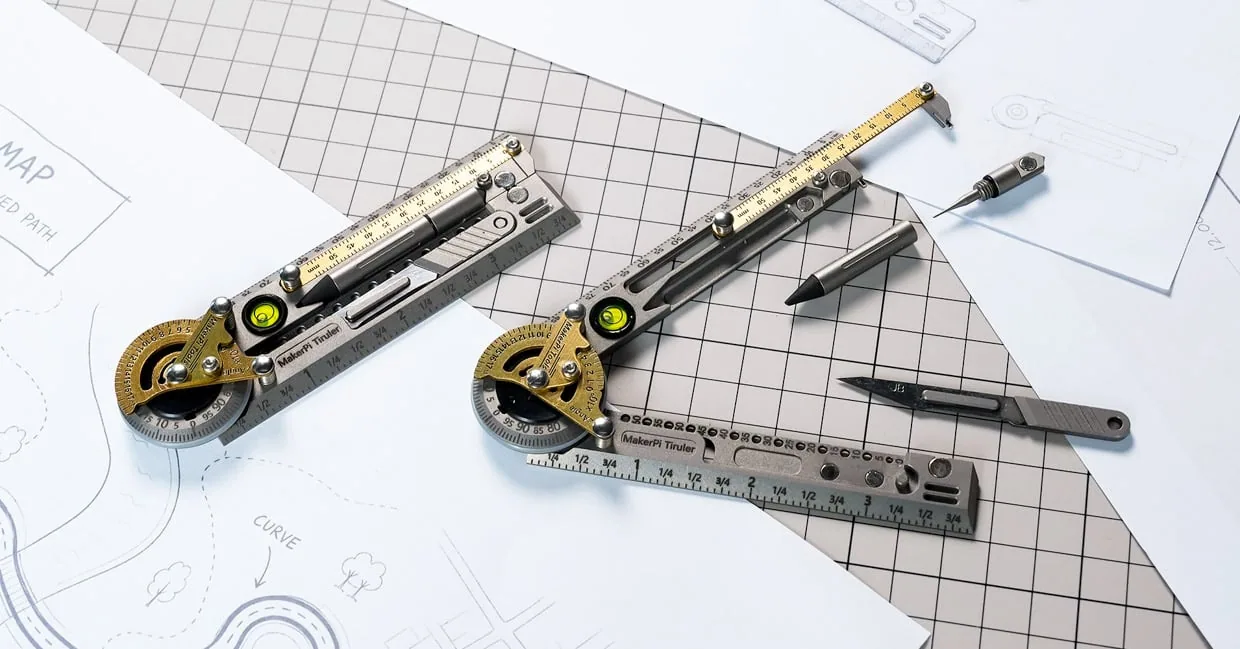 MakerPi TiRuler 2.0 Drawing + Measuring Tool