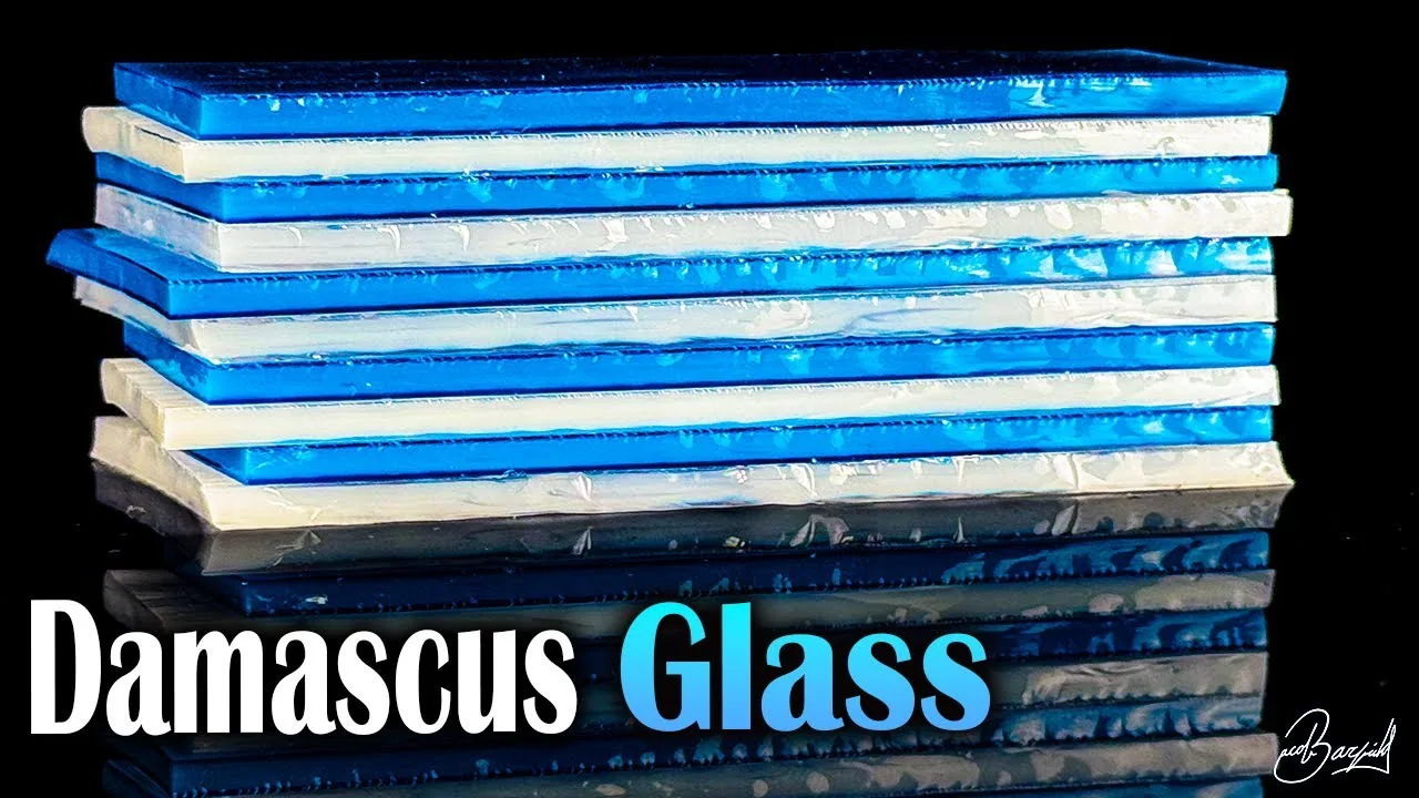 Making a Damascus Glass Knife