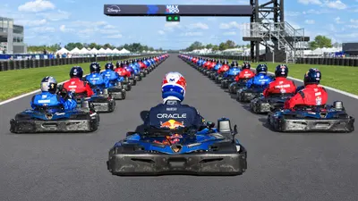 F1 Champion vs. Amateur Kart Racers