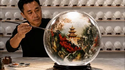 Painting Inside a Crystal Ball